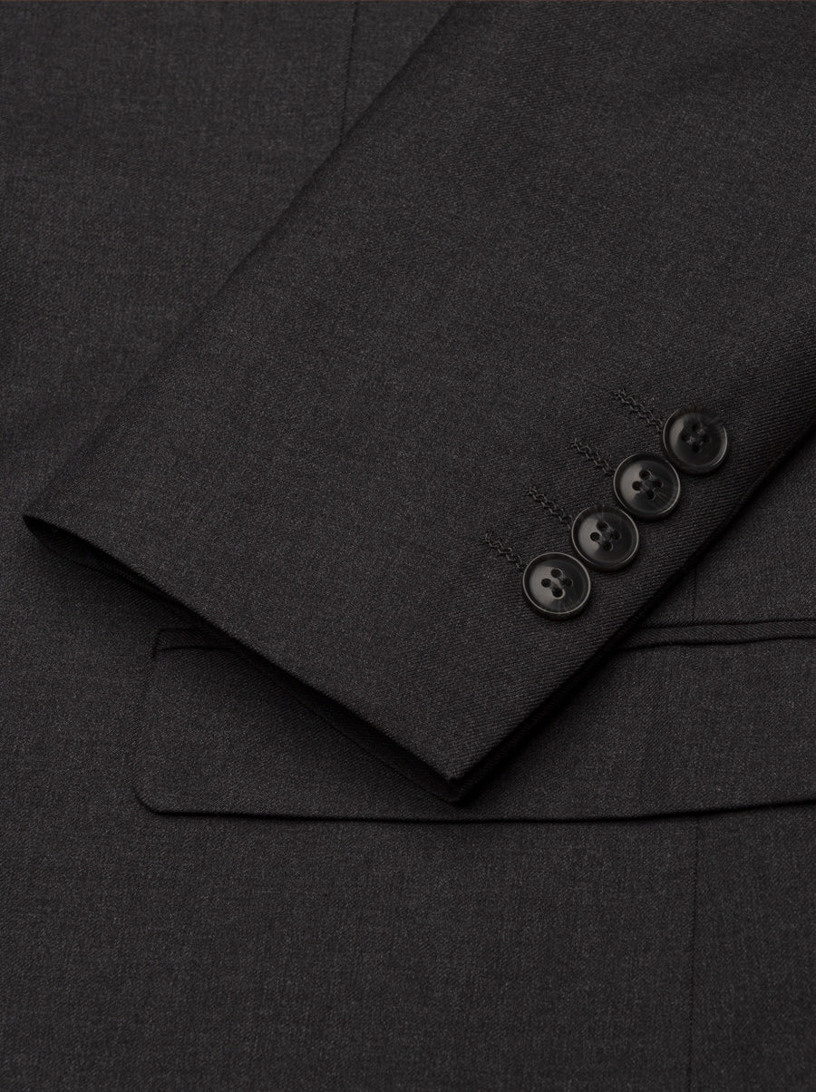Dark Grey Two Button Suit