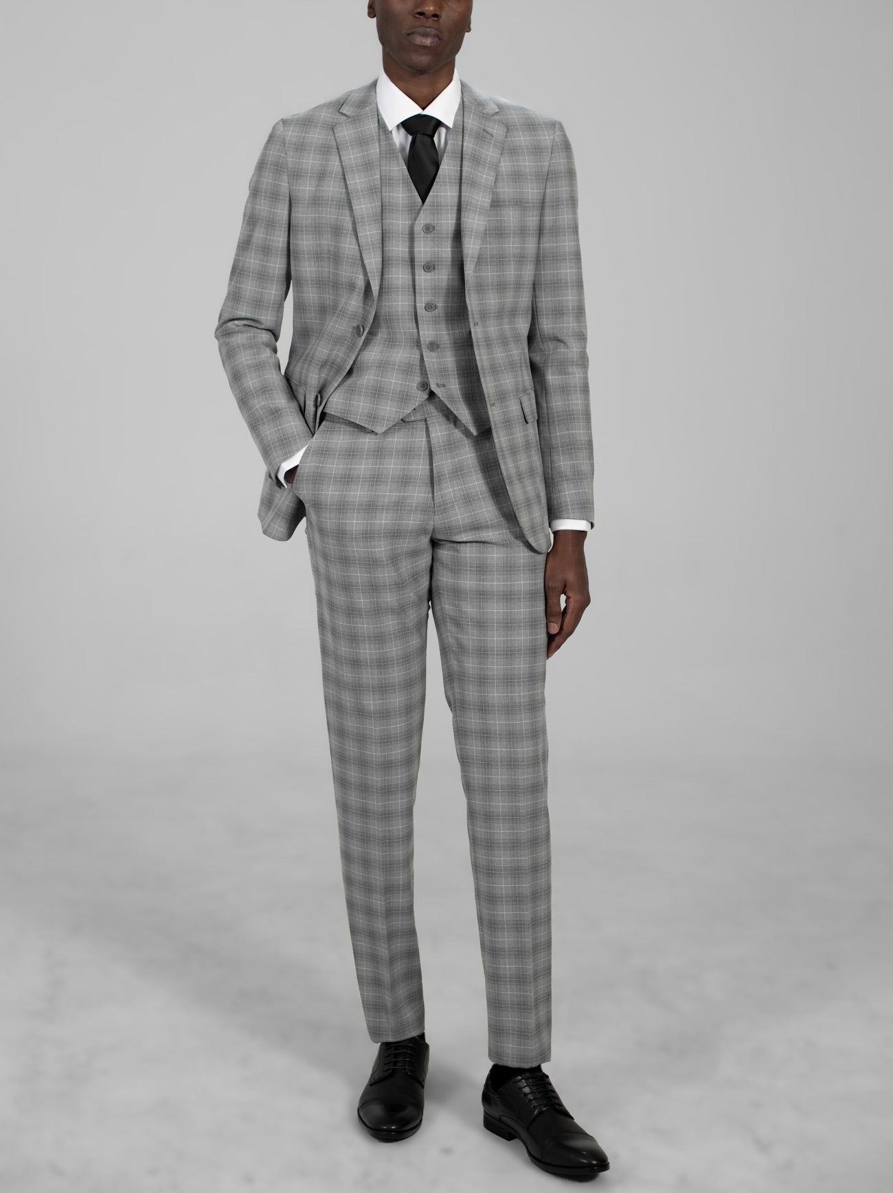 スーツ SAMUEL GUI YANG LEE TROUSER DOVE GREY Comfort-Fit Suit - Grey