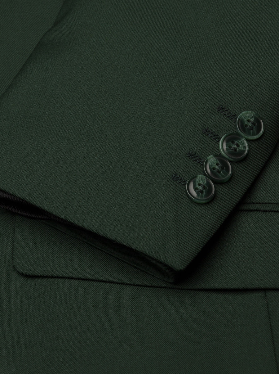 Forest Green Two Button Suit