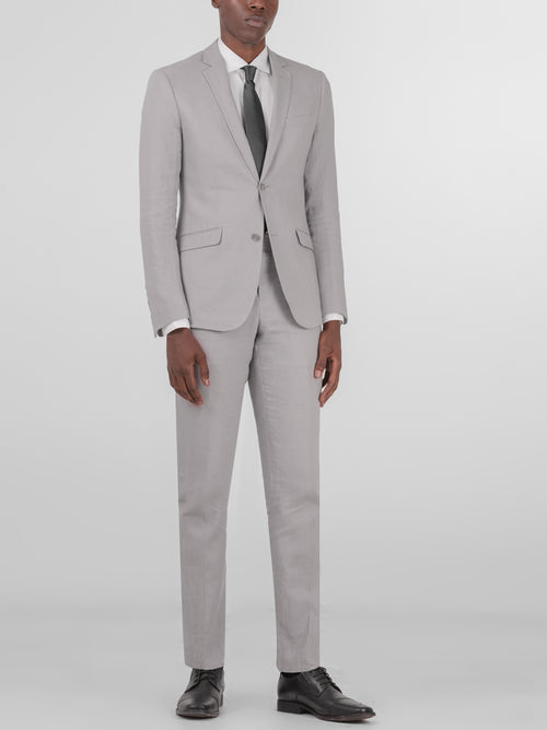 Grey Linen Two Button Suit (Coming Soon)