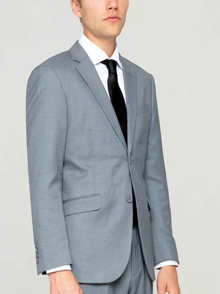 Monument Grey Two Button Suit