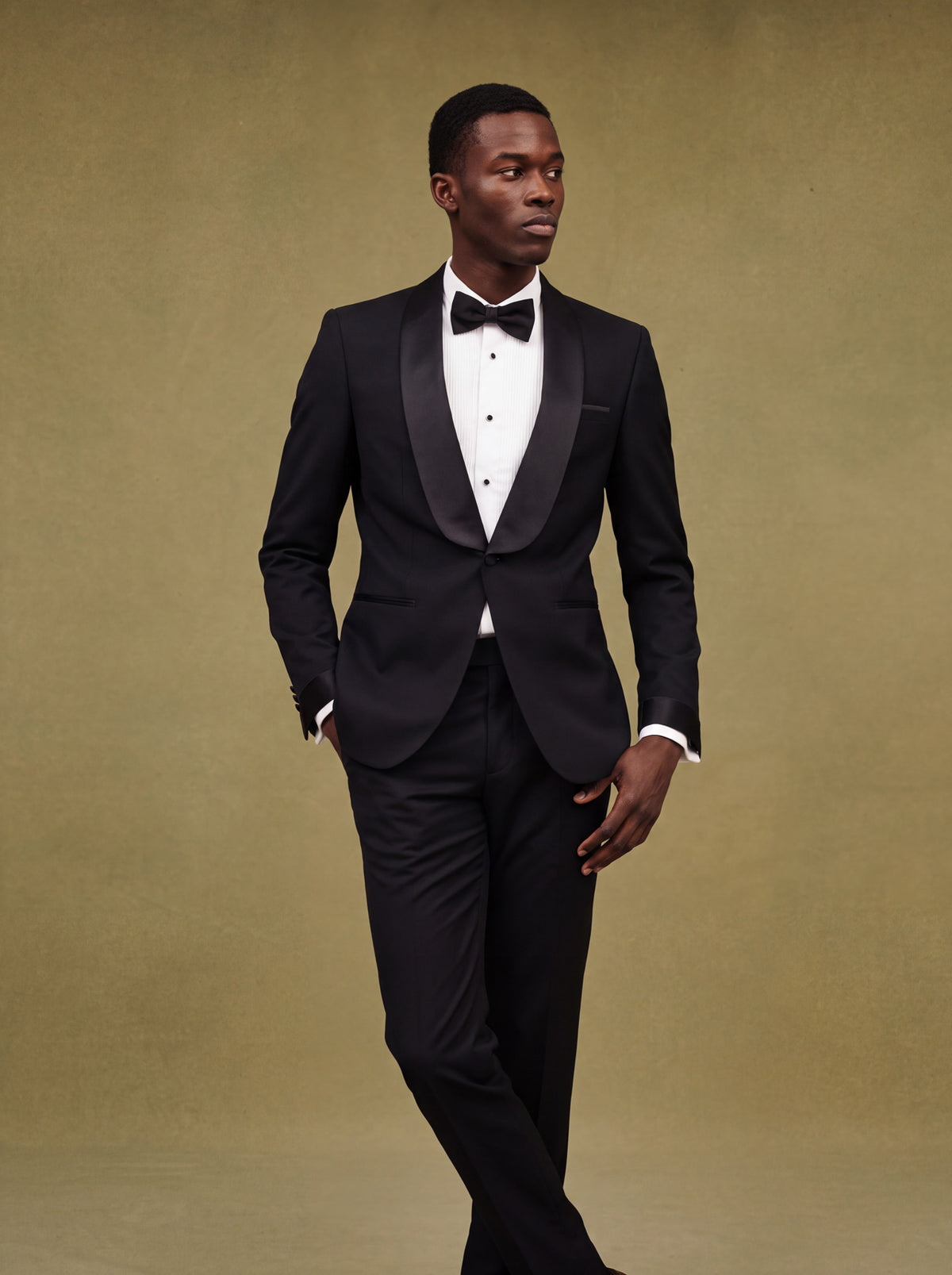 Black Wide shawl Tux — $69