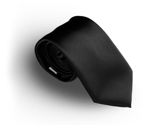 #31 Black Woven Tie