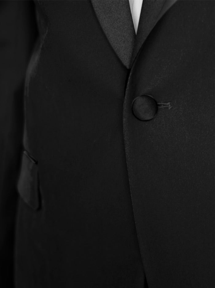 Black Tuxedo with Velvet Shawl Lapel