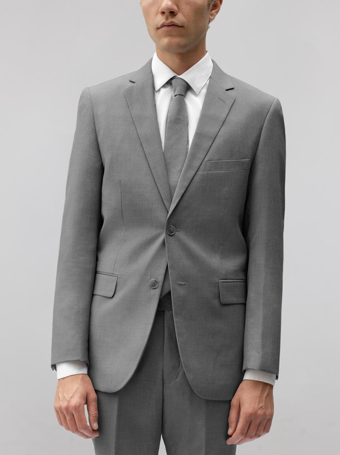 Medium Grey Two Button Suit