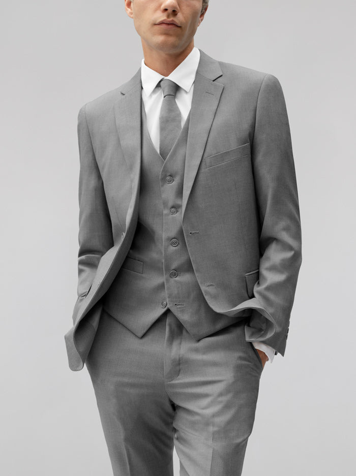 Medium Grey Three Piece Suit