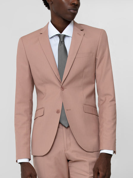 Mauve Two Button Suit