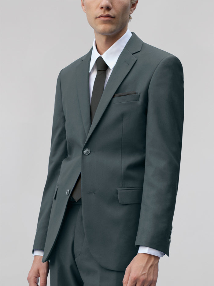 Olive Two Button Suit
