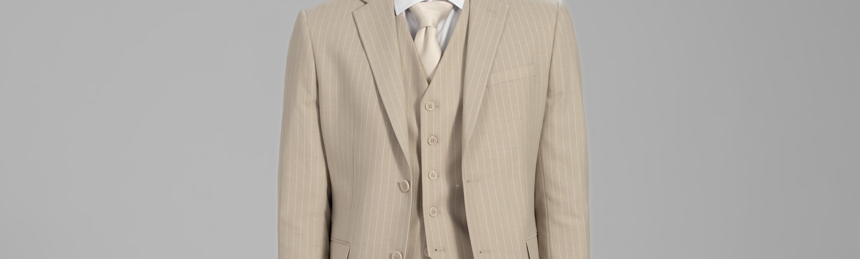 slate brown 3-piece suit