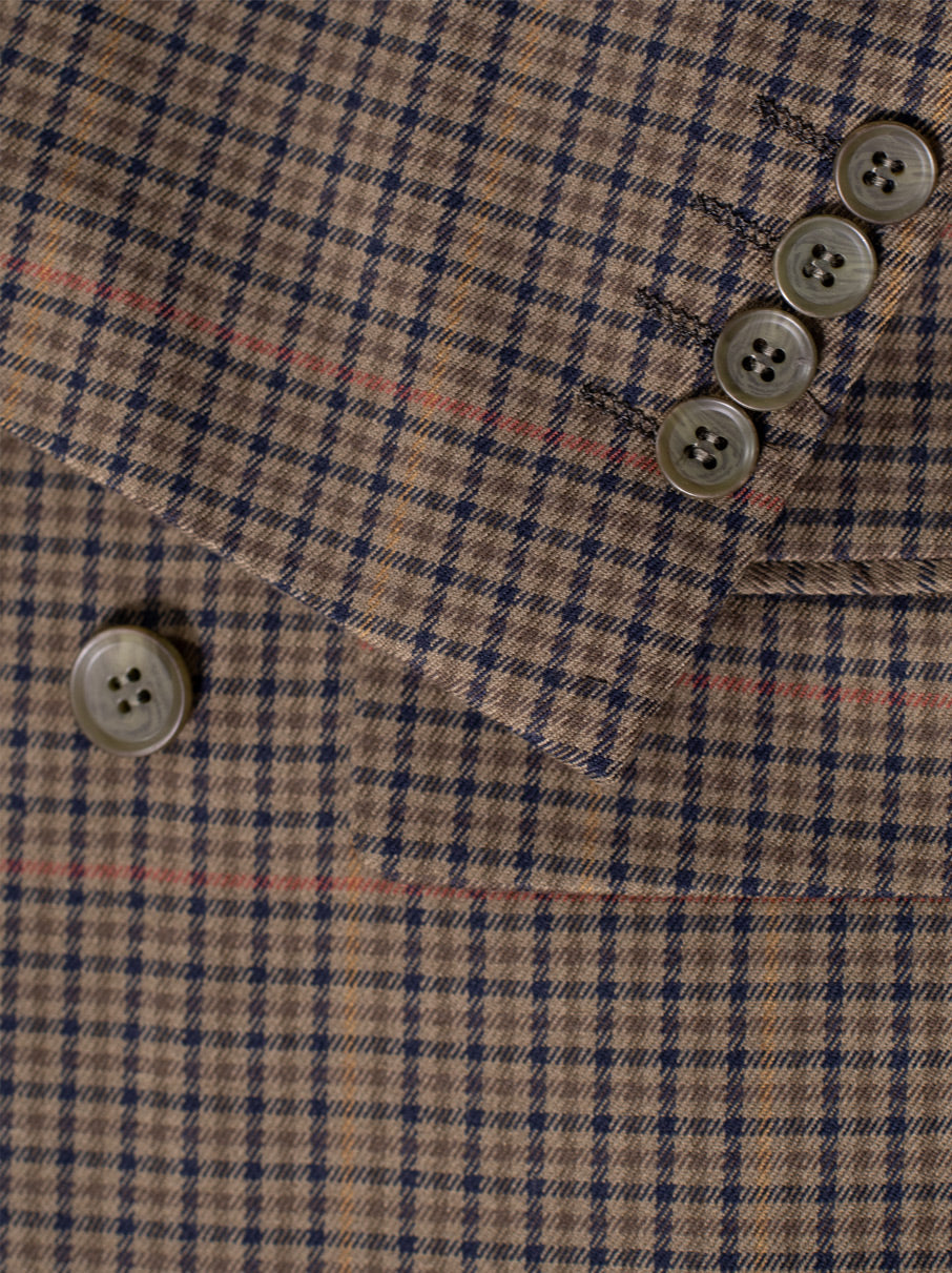 slate brown 3-piece suit