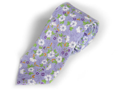 #210 Floral Print Tie