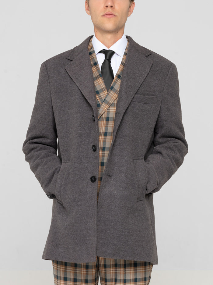 Charcoal Grey Overcoat