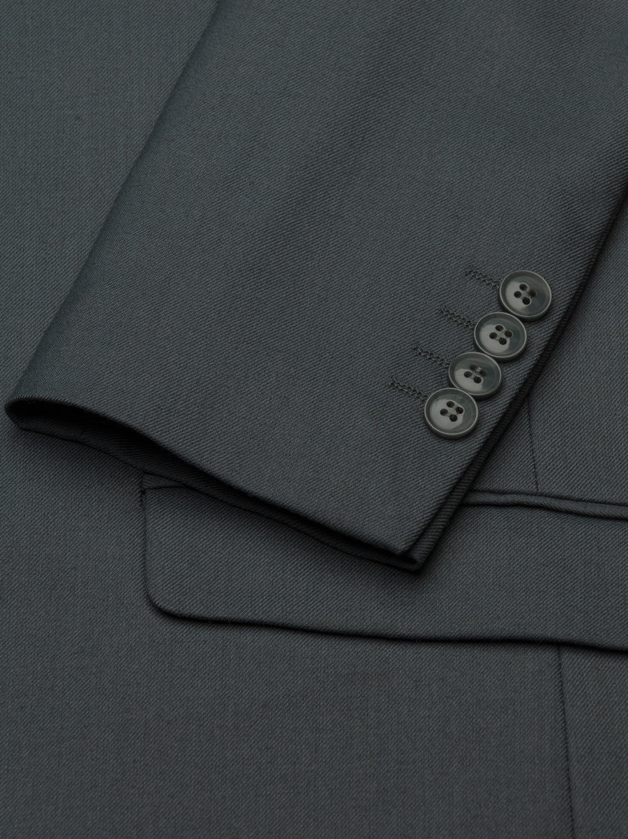 Olive Two Button Suit by Alain Dupetit