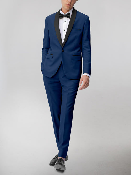 Royal Blue Tuxedo with Shawl Lapel