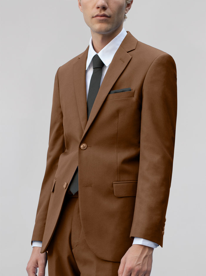Cocoa Two Button Suit