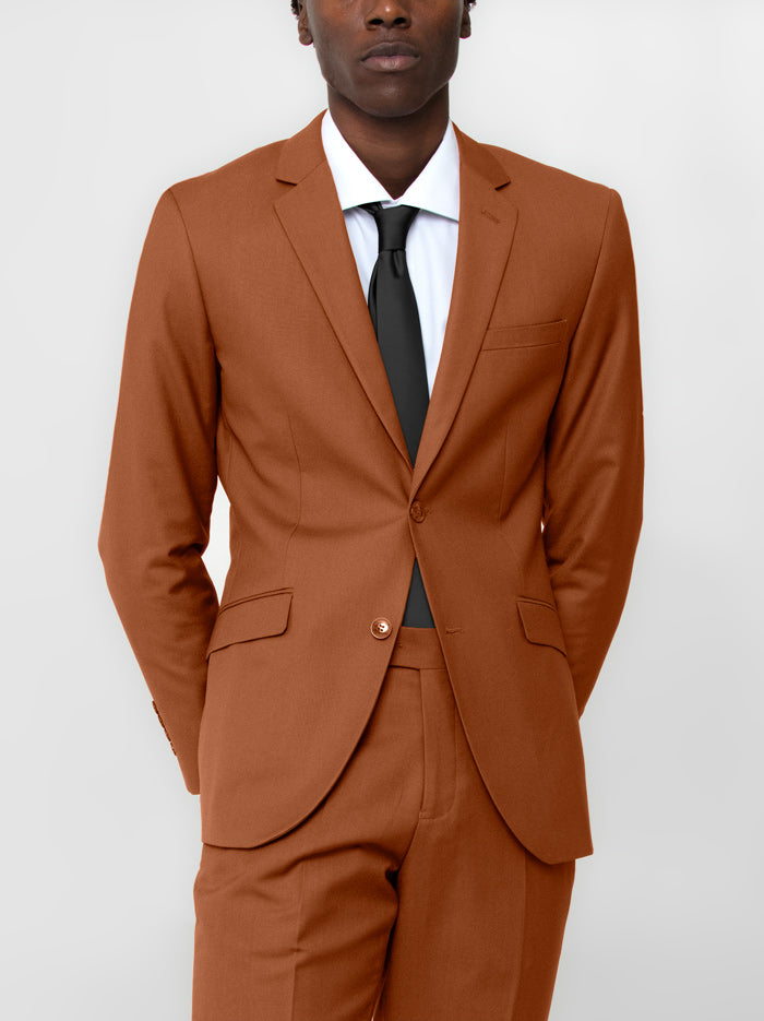 Copper Two Button Suit