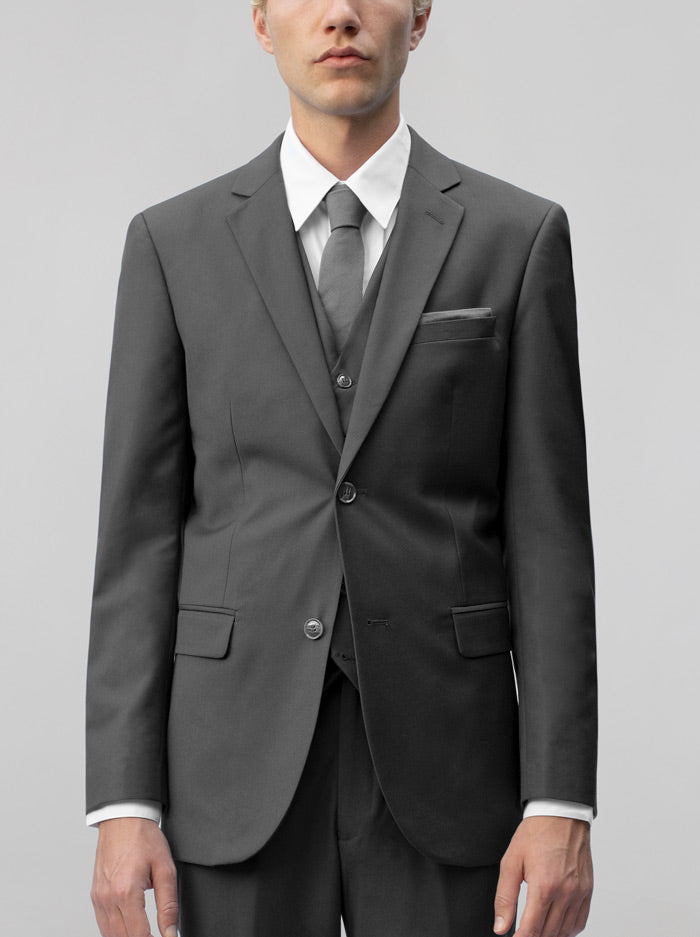 Dark Grey Three Piece Suit