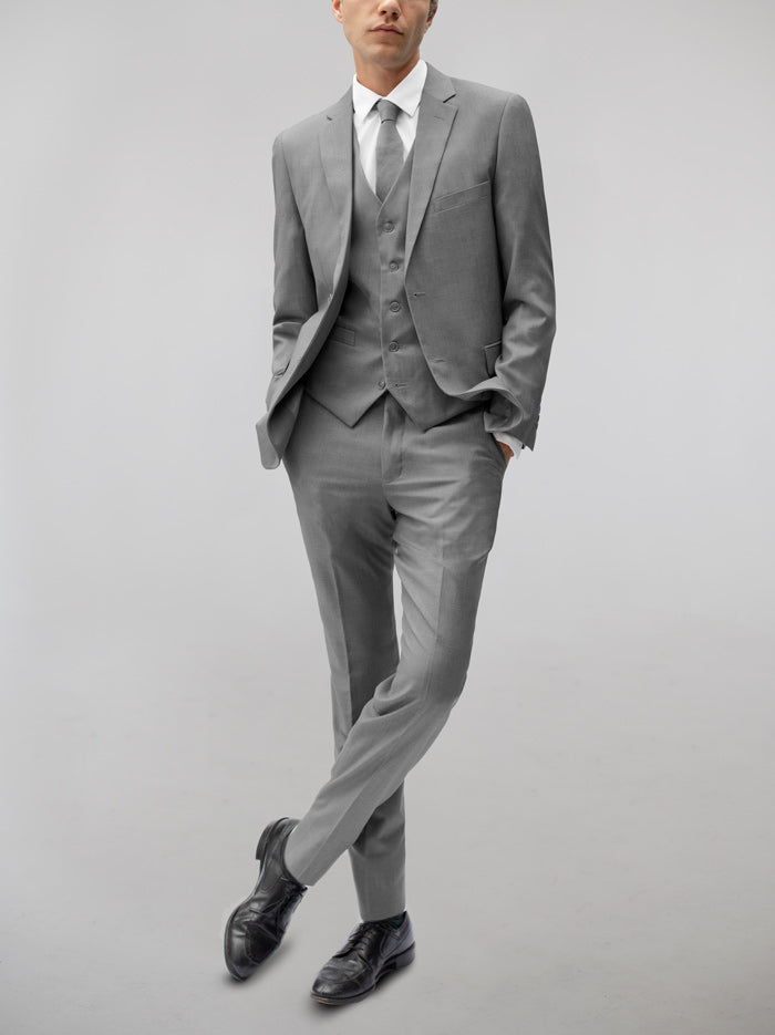 kop Lejlighedsvis hverdagskost Medium Grey Three Piece Suit | Alain Dupetit