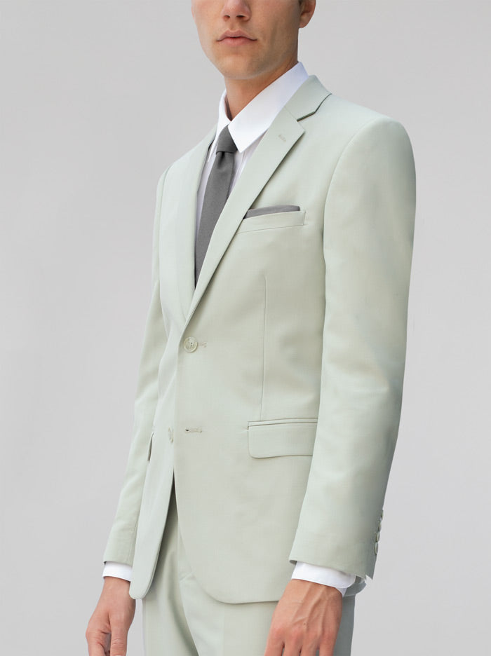Mint Green Two Button Suit