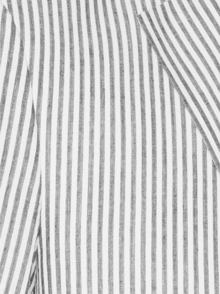 Black & White Seersucker Two Button Suit